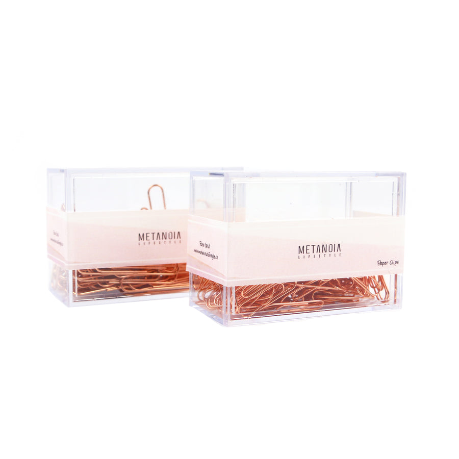 Classic Rose Gold Paper Clips